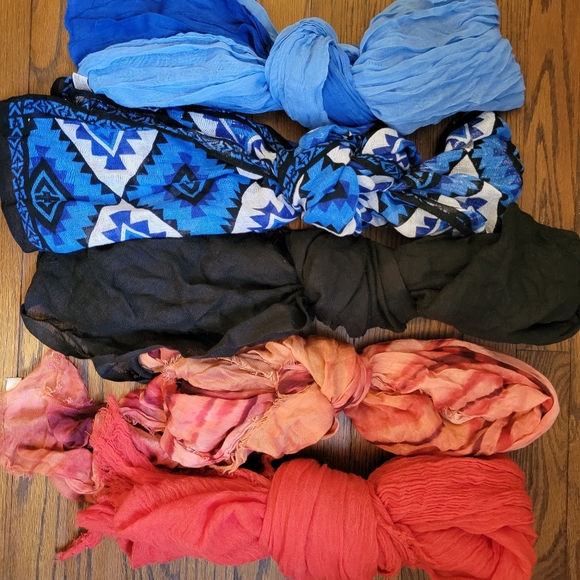 Fire and Ice Scarf Bundle (Set of 5) - Picture 2 of 8